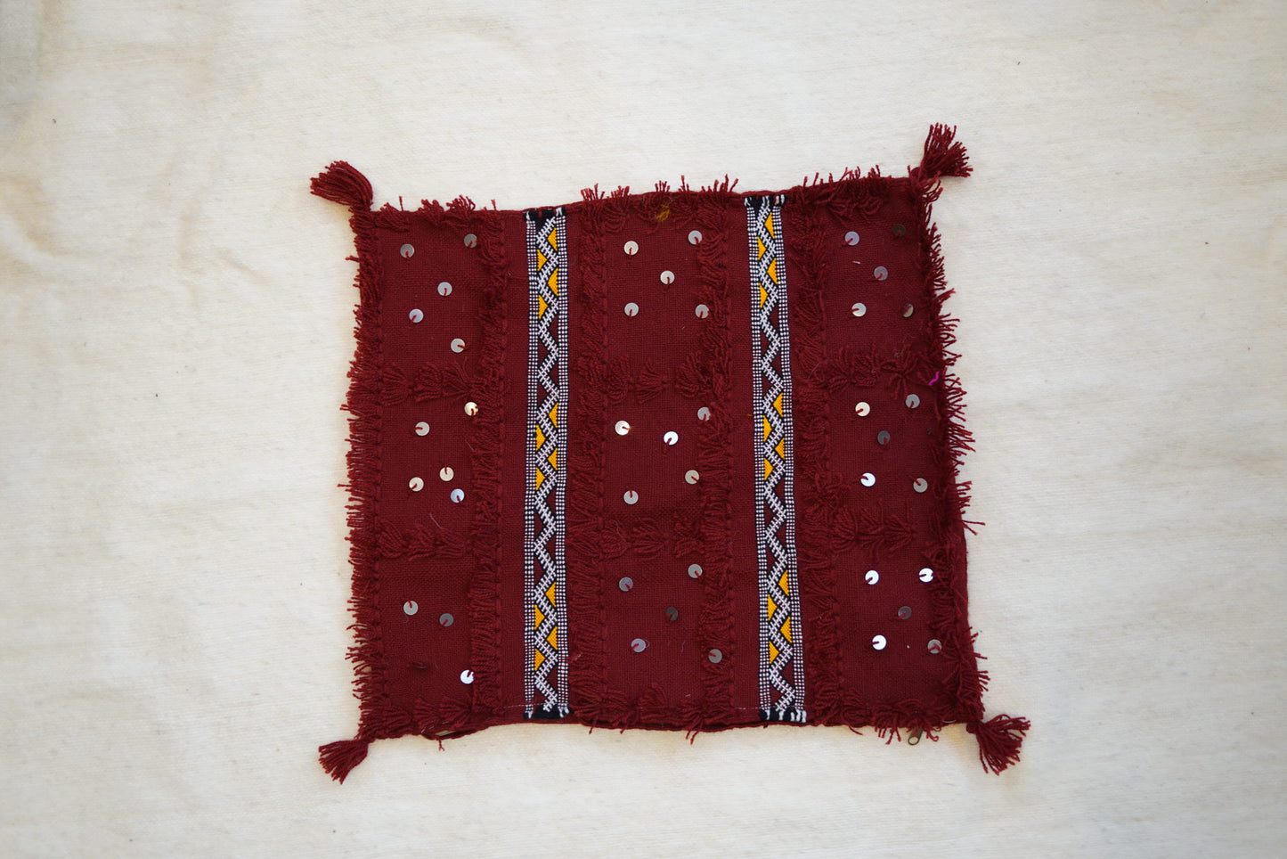 Housse de coussin Mozona Bordeaux R&J