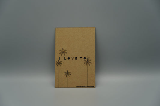 Carte I LOVE YOU-PALMIERS