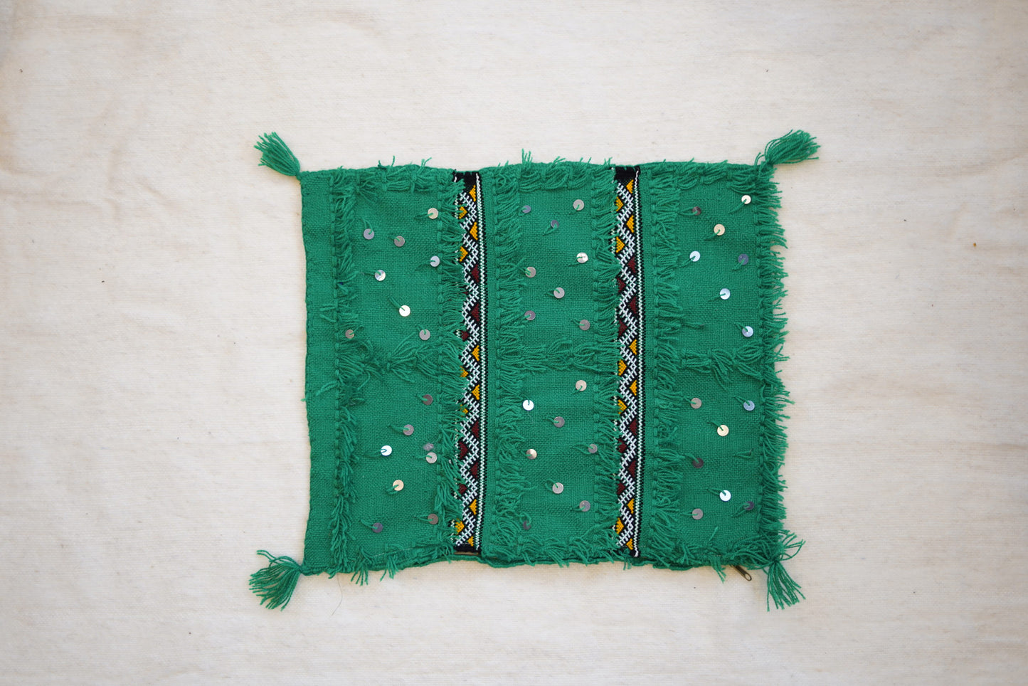 Housse de coussin Mozona Vert
