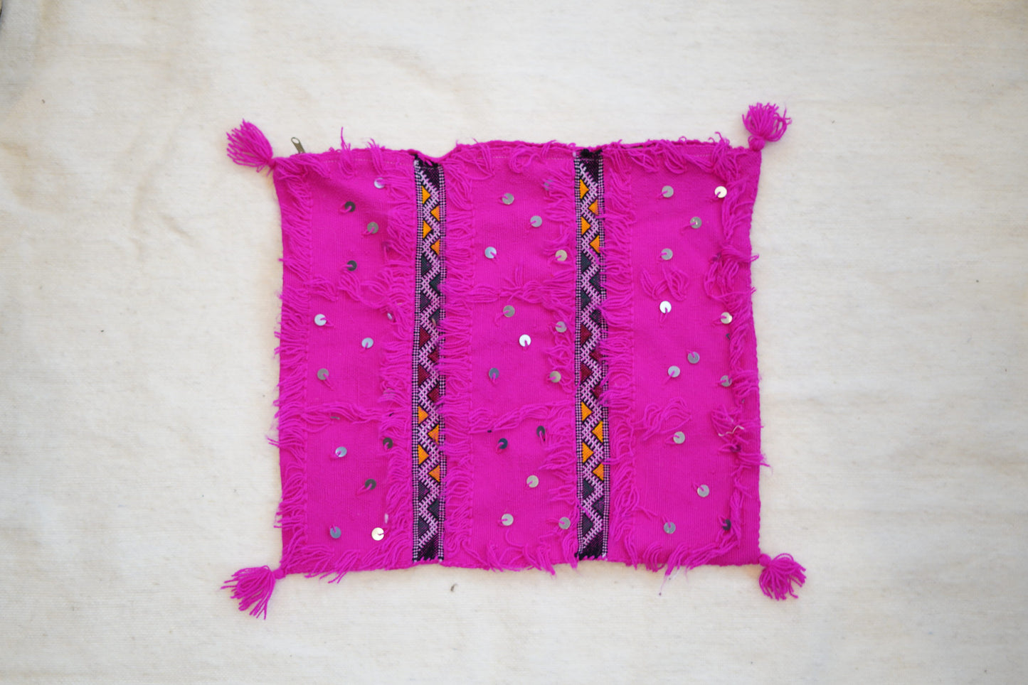 Housse de coussin Mozona Rose flashy