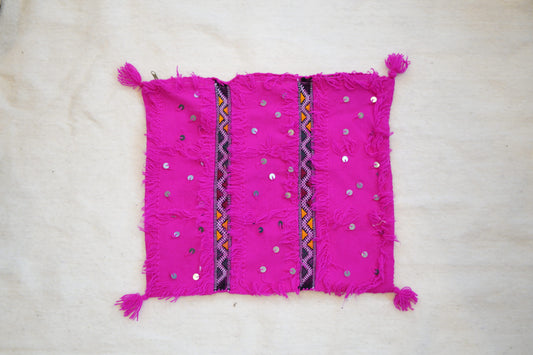 Housse de coussin Mozona Rose flashy