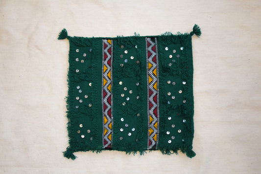 Housse de coussin Mozona Vert Sapin bis
