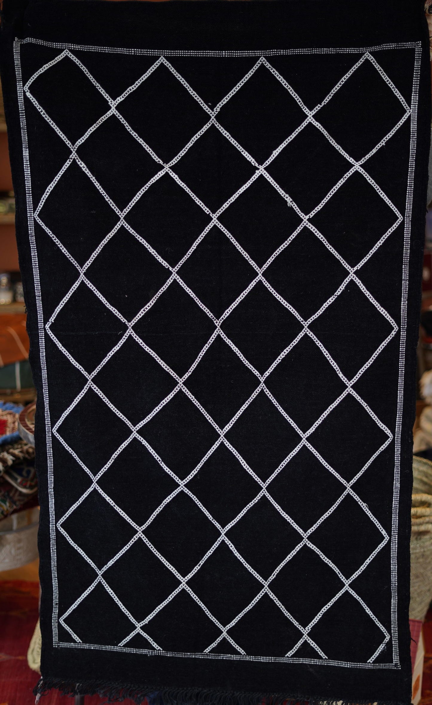 Tapis Hanbal Wad Zam Noir
