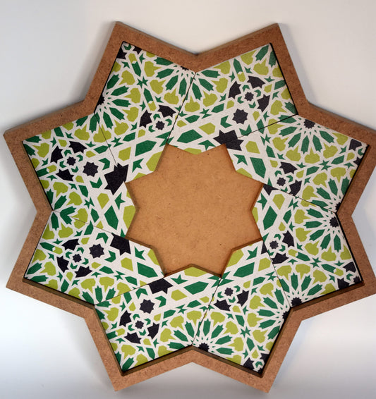 Plateau Puzzle Vert
