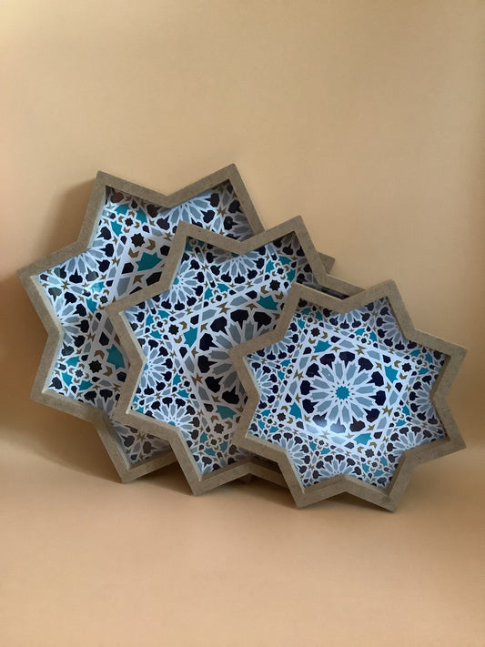 Plateau Etoile Bleu